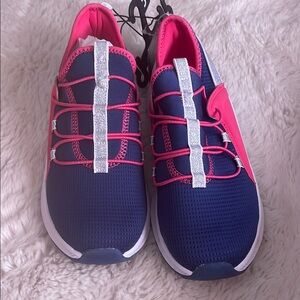 Athletic Works Pink and Blue Sneakers Lightweight Mesh Design